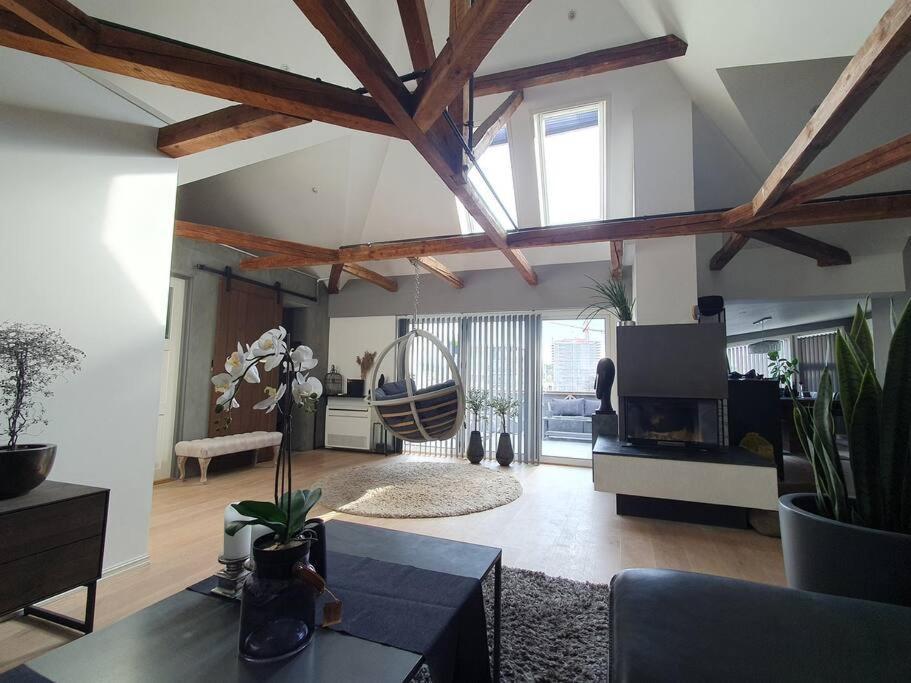 Modern Loftsleilighet Fredrikstad Bagian luar foto