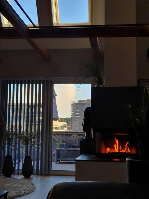 Modern Loftsleilighet Fredrikstad Bagian luar foto